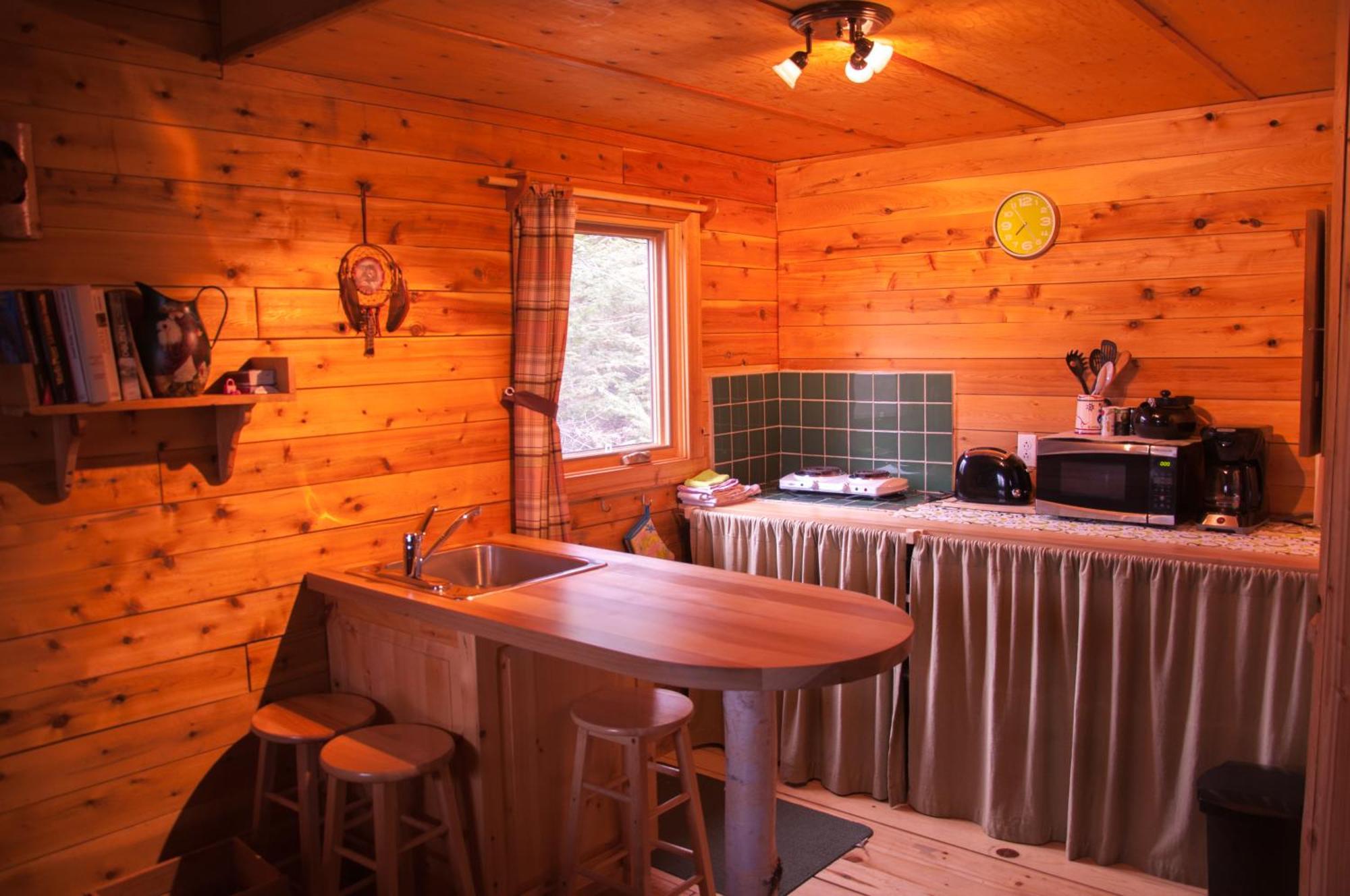 Les Cabanes Du Trappeur Wentworth-Nord Exteriér fotografie
