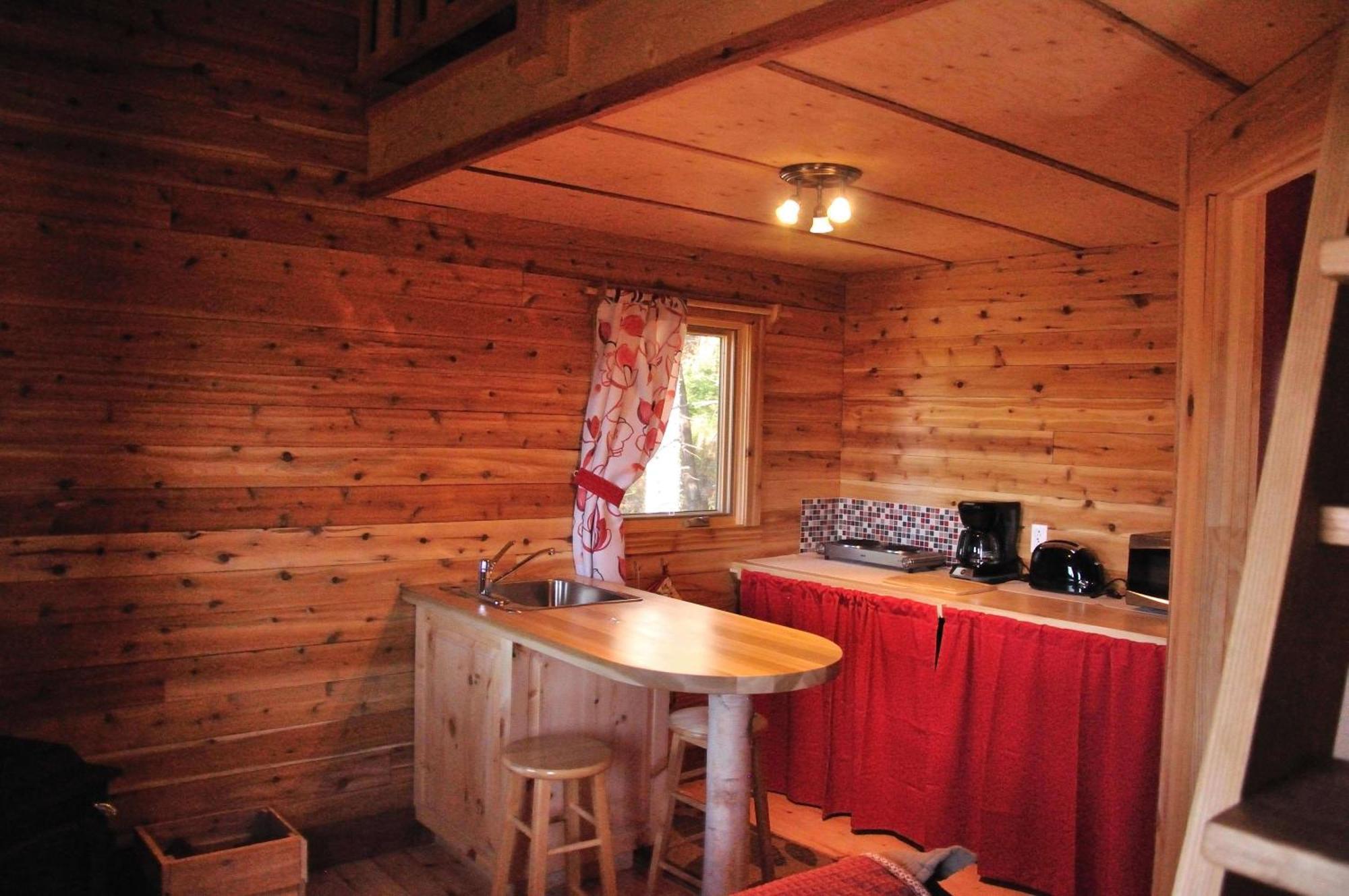 Les Cabanes Du Trappeur Wentworth-Nord Exteriér fotografie