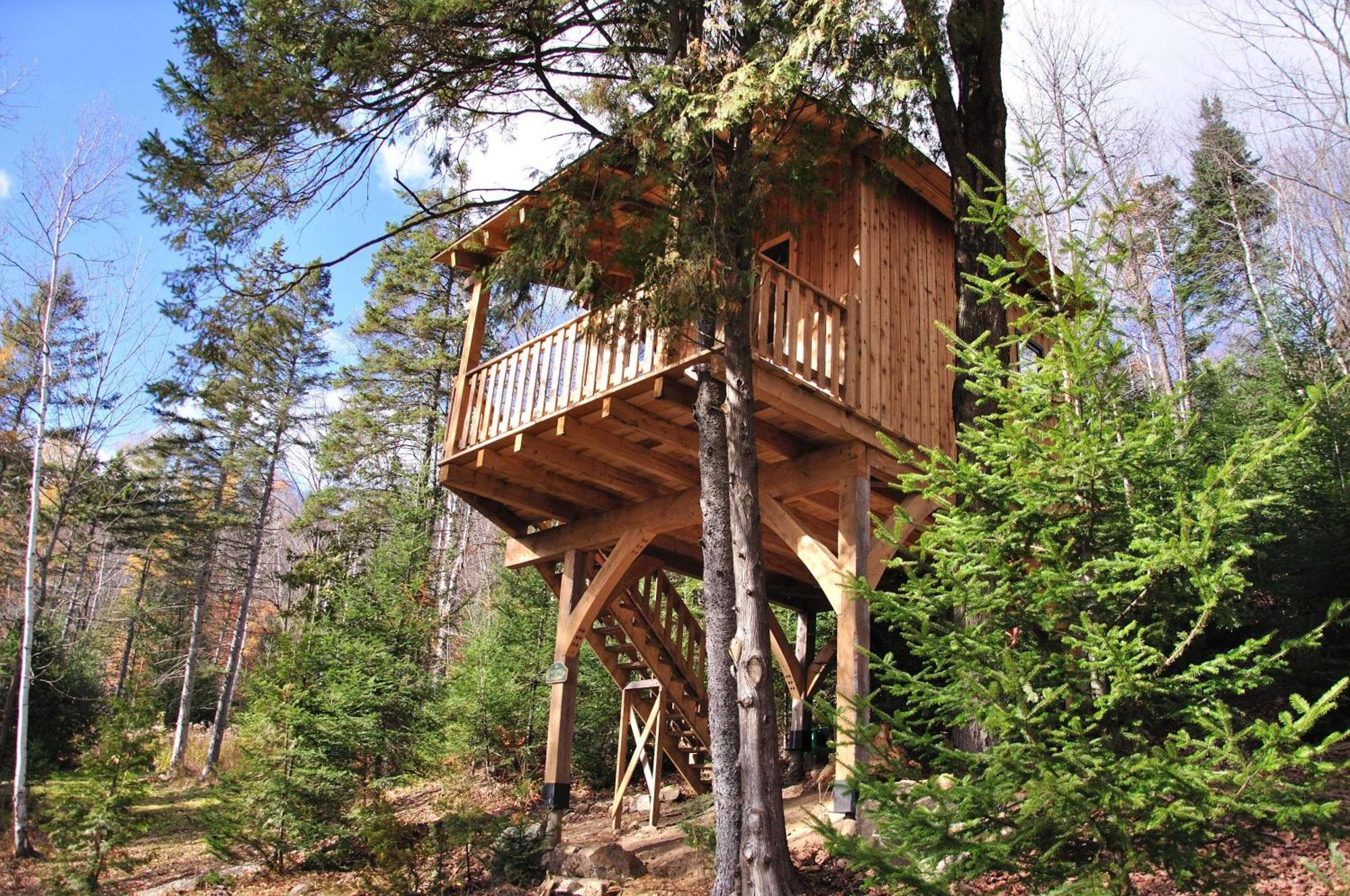 Les Cabanes Du Trappeur Wentworth-Nord Exteriér fotografie